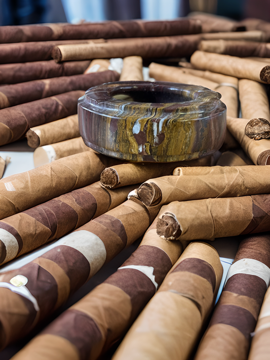 Onyx Cigar Ashtray - Luxury Outdoor & Indoor Smoking Accessories