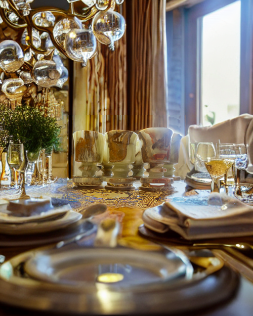 Green Onyx Shot Glasses (Set of 6)