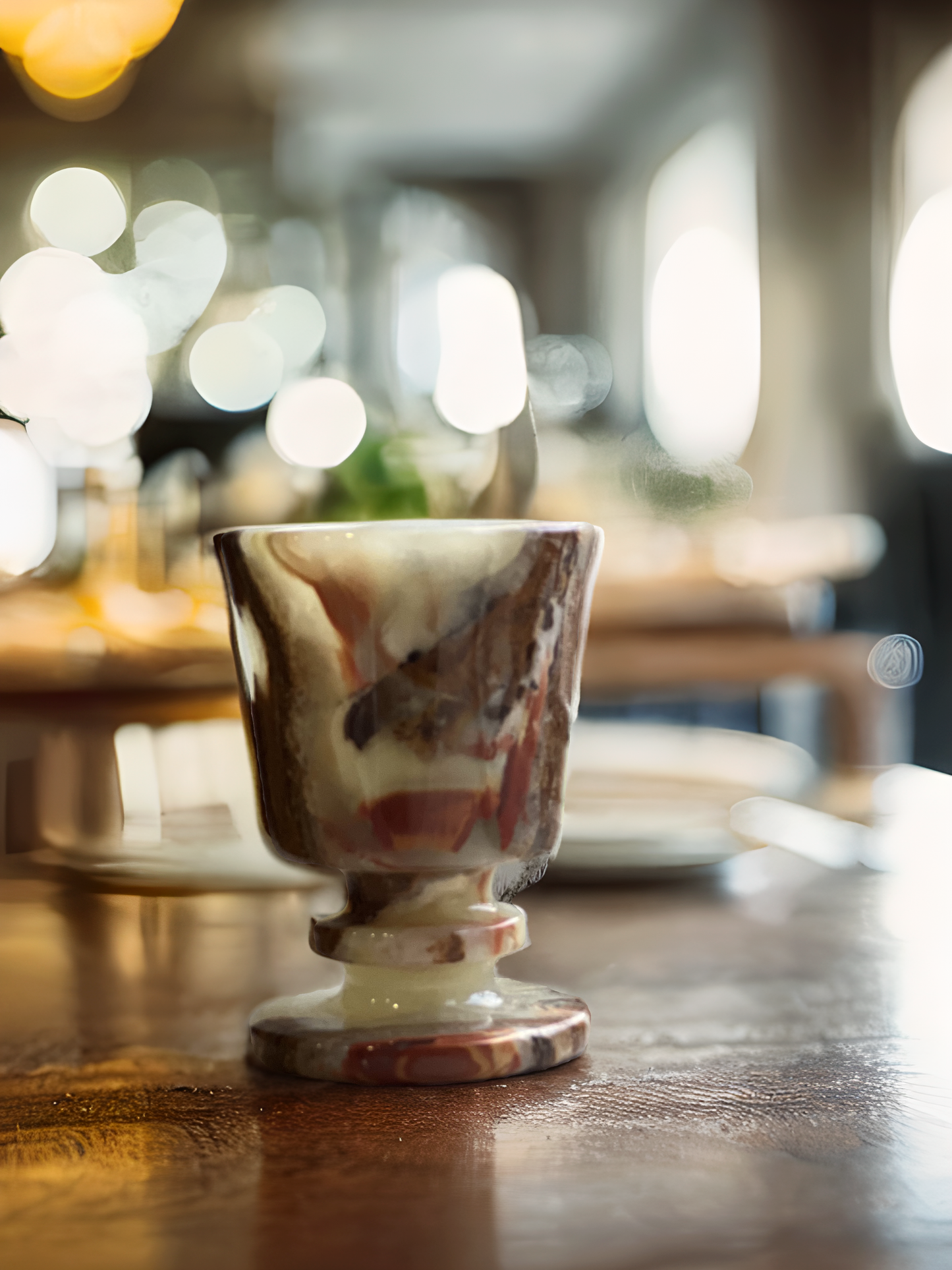 Green Onyx Shot Glasses (Set of 6)